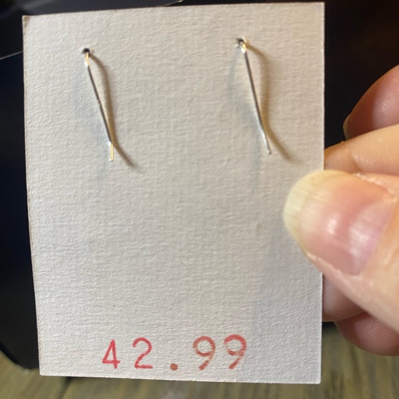 SALE! Denim Lapis Set in 925 Sterling Silver Earrings - Picture 5 of 7